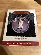 Vintage Hallmark 'Babe Ruth' 1st Baseball Hero's Series Ornament New In Box picture