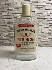 Vintage Hiram Walker’s Ten High Straight Bourbon Whiskey One Pint Empty picture