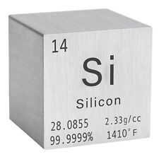 25.4mm metal Rare Silicon element cube periodic table 99.95% pure Collection picture