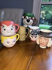 Lot Of Vintage Plastic Cups: Pebbles, Campbell Soup, Mr. Peanut, Quaker Oats.. picture