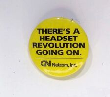 THERE'S A HEADSET REVOLUTION GOING ON, GN NETCOM INC. VINTAGE ADVERTISEMENT picture