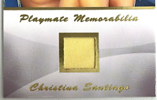 Playboy Authentic Memorabilia Card 11/30 ~ CHRISTINA SANTIAGO  (POTM Aug 2002) picture
