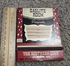Gaslight Room - The Southern Club Matchbook - Vintage and Unstruck (LG) picture
