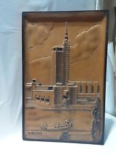 ANTIQUE HAND CARVED 1933 CHICAGO WORLDS FAIR,CENTURY OF PROGRESS,BAS RELIEF picture