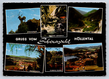 Vintage Postcard Gruss Vom Schwazwald Hollental picture