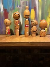 Lot Of 5 Kokeshi Dolls picture