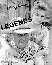 LONESOME DOVE  Robert Duval & Diane Lane Autographed Copy B & W  8x10 DOVE-X03 picture