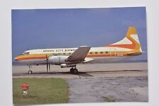 Music City Airways (Convair 340) at Nashville, TN Airport Postcard picture
