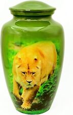 Adult Tiger Design Cremation Urns (Green) 10