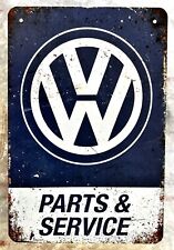VW Volkswagen Parts Tin Sign (Type 1 Bug Beetle Split Oval Kombi Cab Bus) MP3 picture