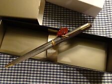 Parker Premier Ballpoint Pen  Sterling  Silver & Gold Trim  New In Box picture