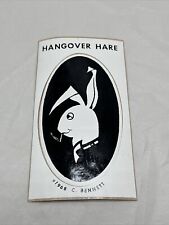 Vintage Hangover Hare Sticker 1969 NOS New picture