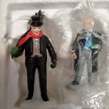 Department 56 Town Crier & Chimney Sweep 5569-7 Set of 2 Heritage Village  picture