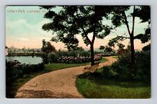 Lancaster PA-Pennsylvania, Long's Park, Antique, Vintage c1911 Souvenir Postcard picture