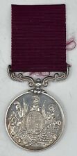 RARE ORIGINAL BRITISH ARMY LS&GC MEDAL OFFICIALLY IMPRESSED NAMED WARWICKSHIRE picture