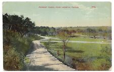 Fort Worth Texas TX Forest Park Street View 1912 Vintage Postcard picture
