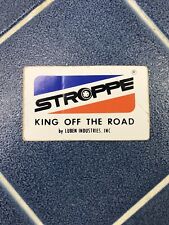 Vintage STROPPE Bronco Truck Off Road Parts Original 1970’s Decal Sticker 4x4 picture