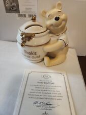 LENOX DISNEY SHOWCASE COLLECTION Pooh’s Pot Of Gold Bank With Box & Coa picture