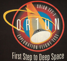 Rare ORION NASA T SHIRT Spacecraft SATELLITE Space Launch LOGO Astronaut M/S picture