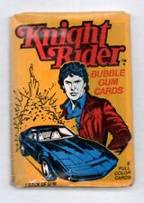 1982 DONRUSS KNIGHT RIDER TRADING CARDS WAX PACK 1 SEALED PACK DAVID HASSELHOFF picture
