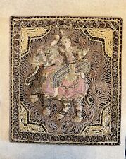 Vintage Thai Oriental Wall Art with Elephant (purchased from art dealer) picture