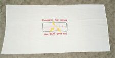 Vintage 1982 Dundee Bath Beach Towel Thanks to ICU Nurses the Beat Goes On picture
