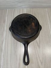 Griswold #5 Cast Iron Skillet Erie 724A Slant Logo Heat Ring - Sits FLAT *READ* picture