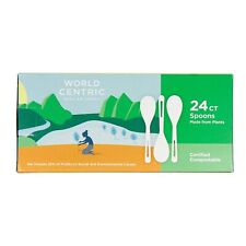 World Centric Corn Starch Spoons, 24-Piece picture