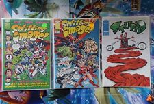LOT OF 3 SPLITTING IMAGE #1-2 COMPLETE SET + STUPID #1 (SPAWN SPOOF) 1993 VF/NM picture