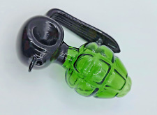 Collectible Glass Grenade Shape Hand Pipe picture