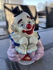 George Good Vintage Musical Clown Spins 1986, Beautifully Hand-painted RARE picture