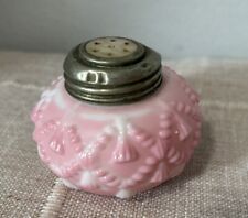 Consolidated Lamp And Milk Glass Antique Cord And Tassel Double Pink Salt Shaker picture