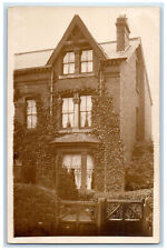 c1940's One Big House Birmingham England Vintage Posted RPPC Photo Postcard picture