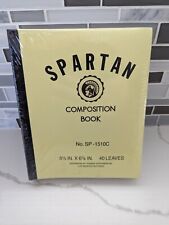 Vintage Spartan Composition Book (No. SP-1510C) 40 Leaves Each picture