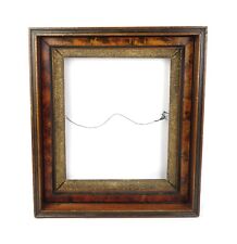 Antique 19th Century Eastlake Deep Dish Wood Gesso Picture Frame Fits 12.5x10.5 picture