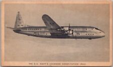 Vintage U.S. NAVY Military Aircraft Postcard LOCKHEED CONSTITUTION (R60) Unused picture