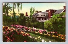 Luray VA-Virginia, Gardens At The Mimslyn, Antique, Vintage Souvenir Postcard picture