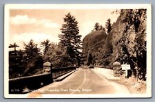 RPPC Postcard Shepherd's Dell Bridge Columbia River Highway Oregon c1940s UNP picture