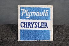 Vintage Plymouth Chrysler Logo Hat Shirt Jacket Embroidered Sew On Patch picture