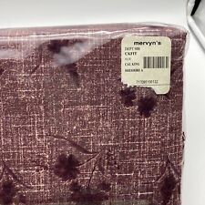 Vintage Mervyn's Cal King Fitted Sheet Only Plum Color Sheshire picture
