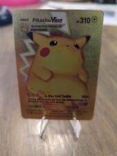 Pikachu Vmax, Pokemon 044/185, Gold Foil Fan Art Card,  picture
