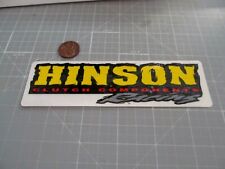 HINSON Sticker / Decal  ORIGINAL OLD STOCK picture