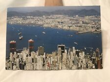 Vintage Hong Kong and Kowloon from the peak Postcard  picture