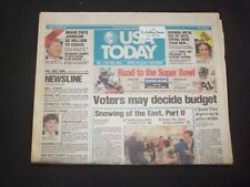 1996 JANUARY 12-14 USA TODAY NEWSPAPER - VOTERS MAY DECIDE BUDGET - NP 7808 picture