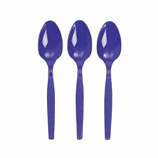 Bulk Purple Plastic Spoons, Party Supplies, 50 Pieces picture