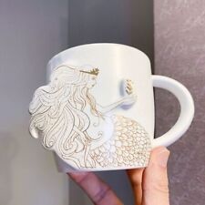 NEW Starbucks 50th Anniversary Limited Edition Relief Goddess Ceramic Mugs 355ml picture