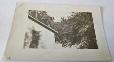 Vintage Real Photo Postcard Unmailed Corner of Farm House picture