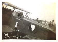 N64, Photo, Lindberg in cockpit of US Air Corps fighter plane, 1920's picture