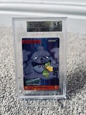 BGS 9.5 - 1999 Bandai Carddass Anime Collection #182 Muk & Bell-Sprout picture