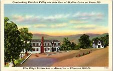 Blue Ridge Terrace Inn Rockfish Valley Skyline Drive Alton Vintage Postcard AU1 picture